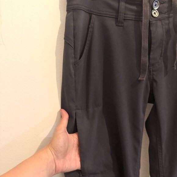 🌿 prAna Halle Pant in Dark Charcoal | Size 4 | Low Rise Straight Leg - Picture 10 of 11